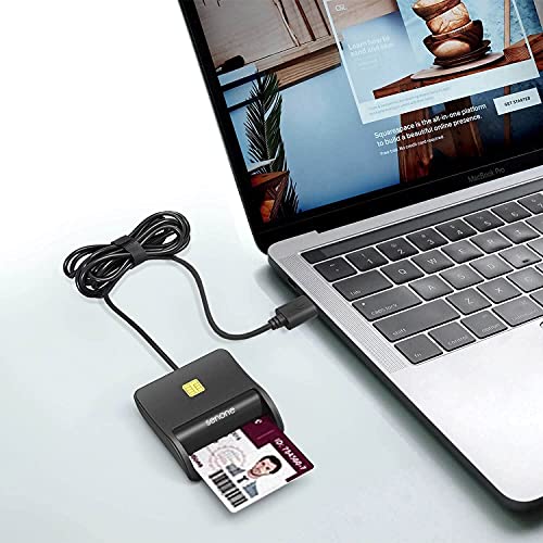 CAC Reader,DOD Military USB Common Access CAC Smart Card Reader, Compatible with Windows, Mac OS and Linux | The Storepaperoomates Retail Market - Fast Affordable Shopping