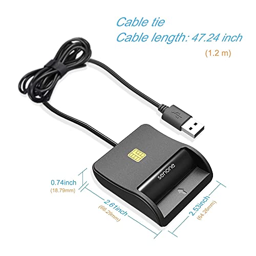 CAC Reader,DOD Military USB Common Access CAC Smart Card Reader, Compatible with Windows, Mac OS and Linux | The Storepaperoomates Retail Market - Fast Affordable Shopping