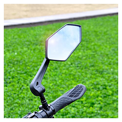 KIILING Bicycle Rear View Mirror Handlebar Reflector Wide-Range Adjustable Angles Mirror Mountain Bike E-Scooter Accessories (Color : ONE Set) | The Storepaperoomates Retail Market - Fast Affordable Shopping
