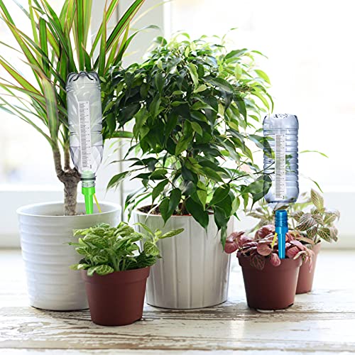 【2021 Upgrade】12Pack Plant Self Watering Spikes Devices for All bottles, Auto Watering Device with Water capacity scale, Automatic Irrigation Equipment Plant Waterer for Outdoor Indoor on vocation | The Storepaperoomates Retail Market - Fast Affordable Shopping