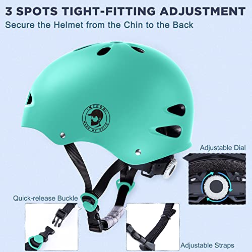 MCBOB Skateboard Helmet for Adults, Youth & Kids, Bike Helmet for Men & Women, Scooter Roller Skating Helmet for Multi-Sport w/ 2 Thickness Removable Liners Ventilation & Impact-Absorbing Core | The Storepaperoomates Retail Market - Fast Affordable Shopping