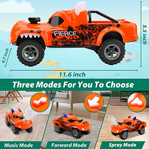 Dinosaur Toys for Boy Toys – Dino Monster Spray Truck for Boys | Dynamic Kids Toys with Three Modes Game Spray Light | Toddler Toy Cars for Age 3 4 5 6 7 Boy Girl Gift | Dinosaur Toys for Kids 3-5 5-7 | The Storepaperoomates Retail Market - Fast Affordable Shopping