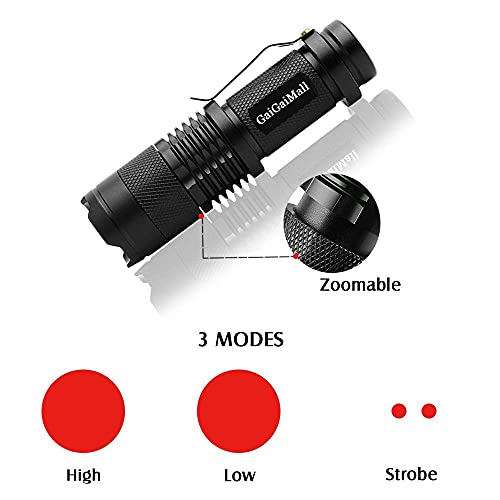 GaiGaiMall High Power 3 Mode LED Red Light Flashlight for Night Astronomy Observation, 3 Pack | The Storepaperoomates Retail Market - Fast Affordable Shopping