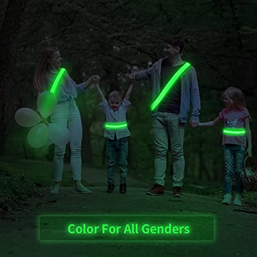esonstyle LED Reflective Belt USB Rechargeable Running Gear,High Visibility Running Light Up Belt for Night Safety Men/Women/Kids Walking, Cycling,Camping Outdoor Sports | The Storepaperoomates Retail Market - Fast Affordable Shopping