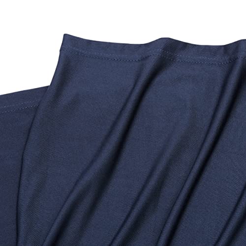 Amazon Basics Box Spring Cover – Alternative to Bed Skirt, Elastic Polyester Fabric Wrap Around Band 4 Sides – Full, Navy Blue | The Storepaperoomates Retail Market - Fast Affordable Shopping