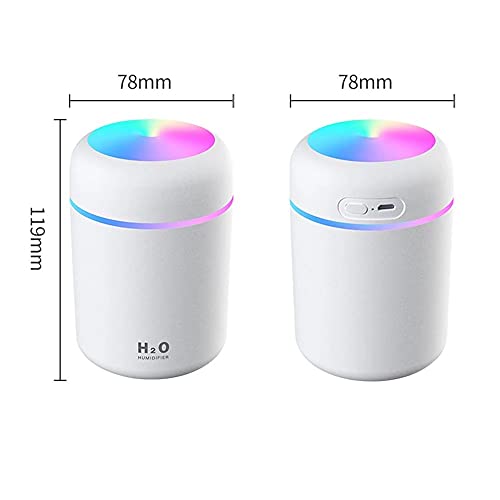 AFXOBO Mini LED Humidifier, Colorful LED Household Humidifier Car Air Purifier Desktop Cup-Shaped Humidifier | The Storepaperoomates Retail Market - Fast Affordable Shopping