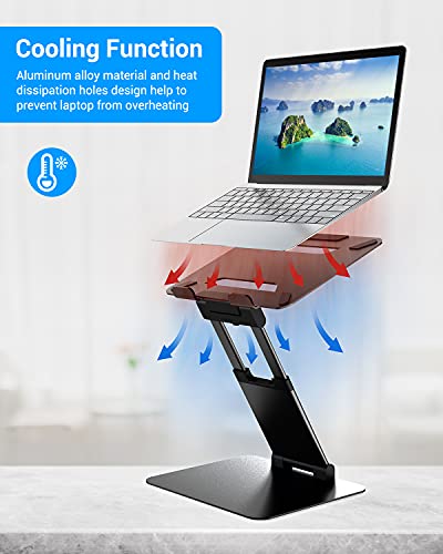 Ohuhu Laptop Stand for Desk, Ergonomic Aluminum Notebook Computer Holder Workstation, Laptop Riser for Desk, Compatible with MacBook Air Pro, Dell, HP, Lenovo More 10-17″ Laptops | The Storepaperoomates Retail Market - Fast Affordable Shopping