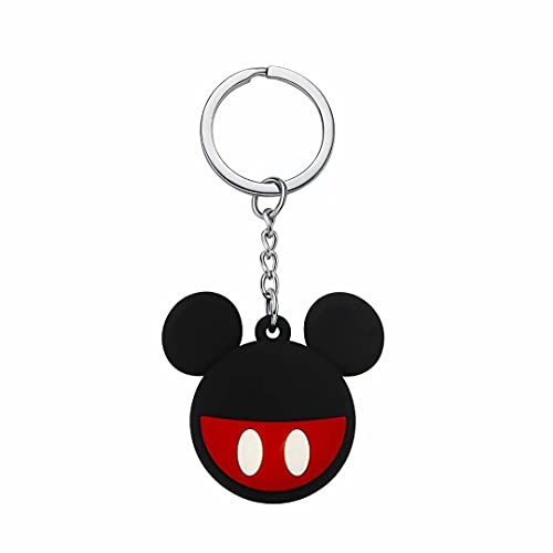 Max-ABC for Apple AirTag Case [2 Pack] Minnie Mickey Mouse Cute Cartoon AirTag Holder Case Soft Silicon Rubber Protective AirTag Cover with Metal Ring Hook for Key/Bag/Pet,A2 | The Storepaperoomates Retail Market - Fast Affordable Shopping