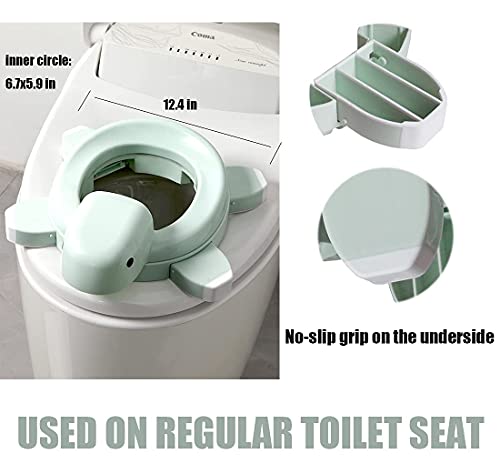 Toddler Portable Potty Training Seat,Baby Travel Potty Chair,Toddler Trainning Toilet for Camping (Green) | The Storepaperoomates Retail Market - Fast Affordable Shopping