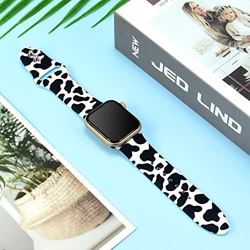 Vozehui Replacement Band Compatible with Apple Watch Cow Print 49/41/38/40/42/44/45mm Band,Cute Cow Print Silicone Sports Band for iWatch Ultra Series 8/SE2/7/SE/6/5/4/3/2/1 Boy Girl Woman Man(S/M) | The Storepaperoomates Retail Market - Fast Affordable Shopping