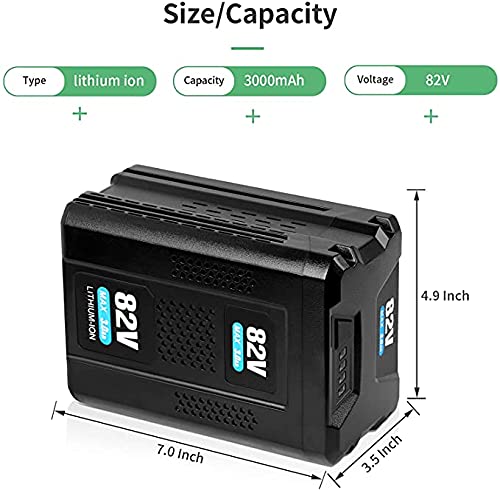Jialipok 82V 3.0Ah Replacement Battery for Briggs & Stratton Snapper XD 82V Max Lithium Ion Battery BSB2AH82 BSB3AH82 BSB4AH82 BSB5AH82 1760514 | The Storepaperoomates Retail Market - Fast Affordable Shopping