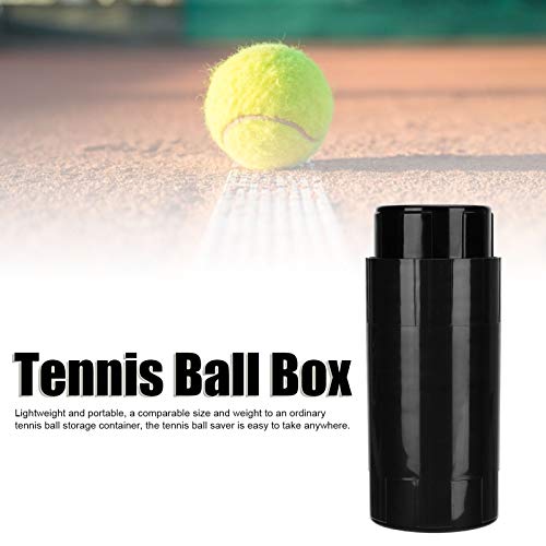 Shanrya Tennis Ball Saver，Black Tennis Ball Pressurizer Storage Canister Maintaining Repairing Container Sports Accessories Keeps Balls Neat for Restoring Ball Bounce as New (Black) | The Storepaperoomates Retail Market - Fast Affordable Shopping