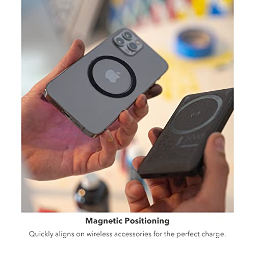 mophie Snap Adapter, Compatible with MagSafe, Qi-Enabled Devices & Snap/Snap+ Wireless Accessories, Includes 2 Metallic Rings for Versatile Magnetic Mounting, Works with Android, Apple, Google Phones | The Storepaperoomates Retail Market - Fast Affordable Shopping