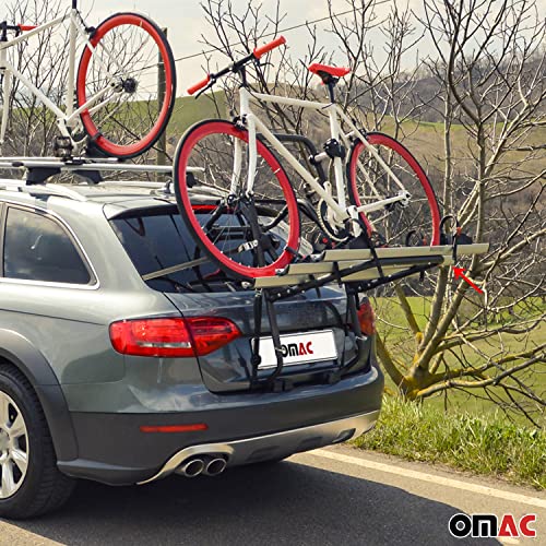 Bike Rack Hitch Mounted | Trunk Bicycle Car Racks Carrier Adjustable Hitches Suitable for E-Bikes | Automotive Exterior Accessories (2 Bikes) | The Storepaperoomates Retail Market - Fast Affordable Shopping