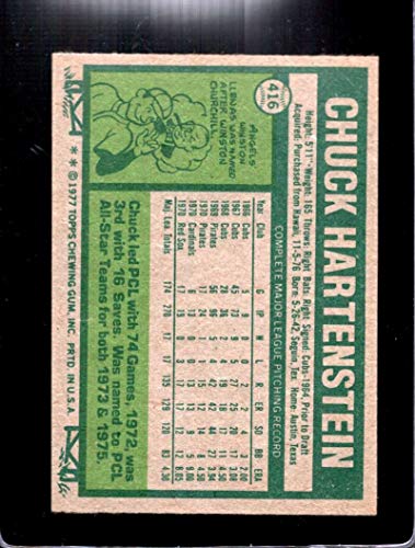 1977 Topps #416 Chuck Hartenstein EX++ Excellent++ Toronto Blue Jays Baseball J2M | The Storepaperoomates Retail Market - Fast Affordable Shopping