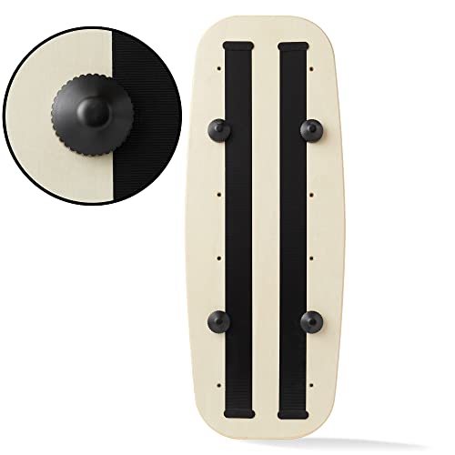 Philosophy Gym Balance Board – Wooden Balance Trainer with Adjustable Stoppers | The Storepaperoomates Retail Market - Fast Affordable Shopping