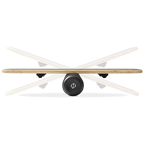 Philosophy Gym Balance Board – Wooden Balance Trainer with Adjustable Stoppers | The Storepaperoomates Retail Market - Fast Affordable Shopping