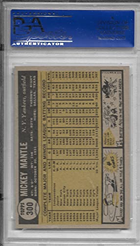 1961 Topps Mickey Mantle Baseball Card #300 Graded PSA 7 NRMT | The Storepaperoomates Retail Market - Fast Affordable Shopping