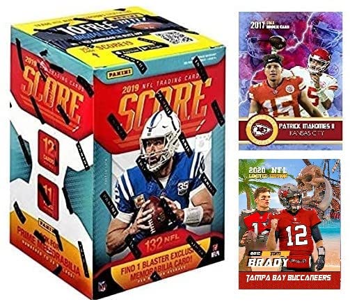 2019 Panini SCORE FACTORY SEALED FOOTBALL BOX w/132 Cards – Look for KYLER MURRAY Rookie Cards and RARE GOLD PARALLELS – Includes Custom Novelty MAHOMES and BRADY Football Cards in Picture | The Storepaperoomates Retail Market - Fast Affordable Shopping