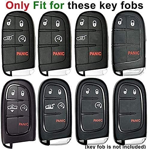 NW for Dodge Key Fob Cover,Key Fob Case for Dodge Charger Challenger Dart Journey Durango Grand Caravan RAM Smart Remote Premium Soft TPU Dodge Key Cover 3/4/5 Button(Blue) | The Storepaperoomates Retail Market - Fast Affordable Shopping
