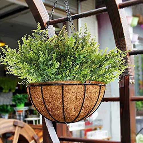 LXAFGP 8 Bundles Artificial Lavender Flowers Outdoor Fake Plants UV Resistant Plants Faux Plastic Plants for Outdoor Indoor Home Window Garden Wedding Porch Box Hanging Plants Decor (Green) | The Storepaperoomates Retail Market - Fast Affordable Shopping