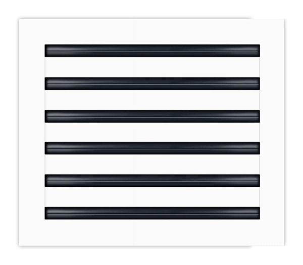 BUILDMART – 14×12 Modern AC Vent Cover – Decorative White Air Vent – Standard Linear Slot Diffuser – Register Grille for Ceiling, Walls & Floors – Texas Buildmart
