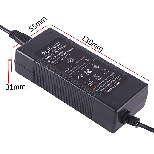 SafPow 42V 2A Battery Charger 3 Prong Universal Replacer for 36V Lithium Battery Power Supply Adaptor | The Storepaperoomates Retail Market - Fast Affordable Shopping