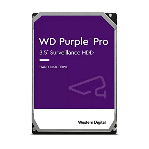 Western Digital 8TB WD Purple Pro Surveillance Internal Hard Drive HDD – SATA 6 Gb/s, 256 MB Cache, 3.5″ – WD8001PURP