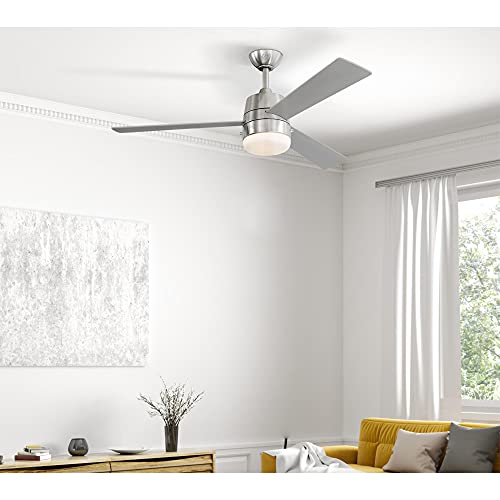 Westinghouse Lighting 7304900 Brinley Ceiling Fan, 52″, Brushed Nickel | The Storepaperoomates Retail Market - Fast Affordable Shopping