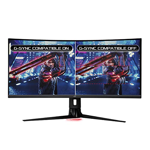 ASUS ROG Strix 34” Ultra-wide Gaming Monitor (XG349C) – UWQHD (3440 x 1440), 180Hz, 1ms, Extreme Low Motion Blur Sync, 135% sRGB, G-Sync Compatible, DisplayHDR 400, Eye Care, USB-C, DisplayPort, HDMI | The Storepaperoomates Retail Market - Fast Affordable Shopping