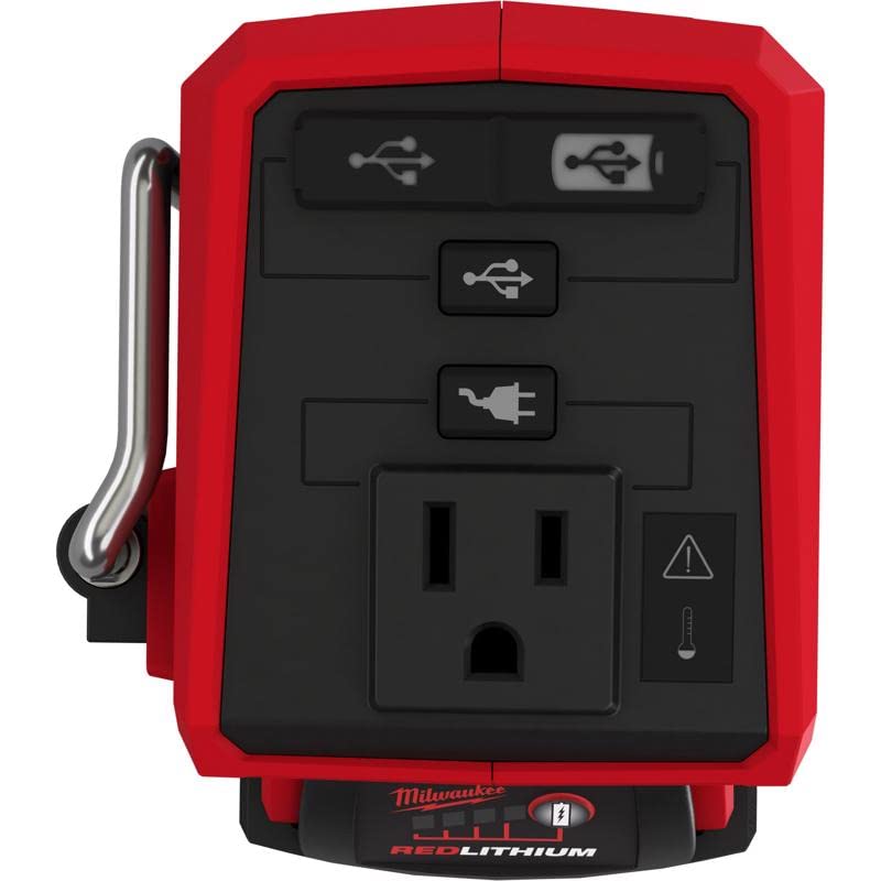MilwaukeeTool 2846 50 M18 18 Volt 175 Watt Lithium Ion Powered Compact Inverter with 5.0 Ah Battery | The Storepaperoomates Retail Market - Fast Affordable Shopping