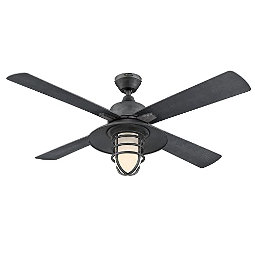 Westinghouse Lighting 7304700 Harrison Ceiling Fan, 52″, Distressed Aluminum | The Storepaperoomates Retail Market - Fast Affordable Shopping