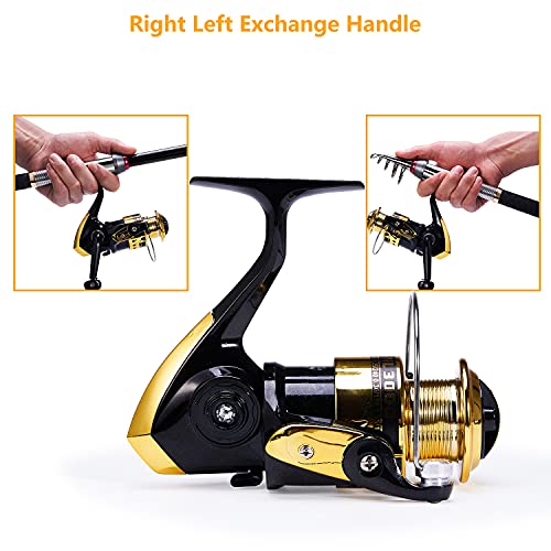 Fishing Pole kit-Telescopic Fishing Rod and Reel Combo with Fishing Line,Fishing Lures kit&Portable Carrier Bag-Collapsible Fishing Rods for Beginner Adults Travel Saltwater Freshwater | The Storepaperoomates Retail Market - Fast Affordable Shopping
