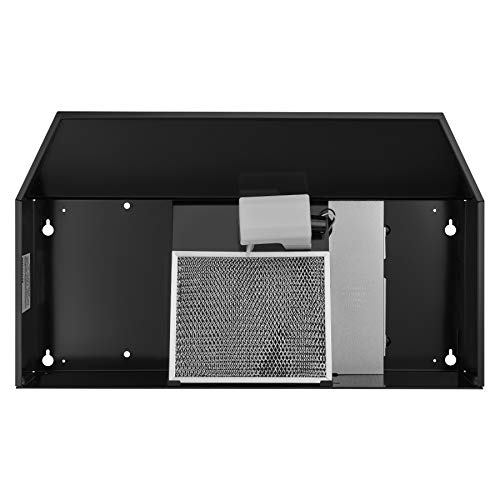 Broan-NuTone F403623 36-inch Under-Cabinet 4-Way Convertible Range Hood with 2-Speed Exhaust Fan and Light, Black & S97007696 Filter | The Storepaperoomates Retail Market - Fast Affordable Shopping