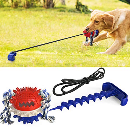 KINGLEA Dog Toys Outdoor Dog Tug Toy for Aggressive Chewers, Puppy Dog Interactive Dog Toys,Dog Puzzle Treat Food Dispensing Ball Toys for Small Medium Large Dogs | The Storepaperoomates Retail Market - Fast Affordable Shopping