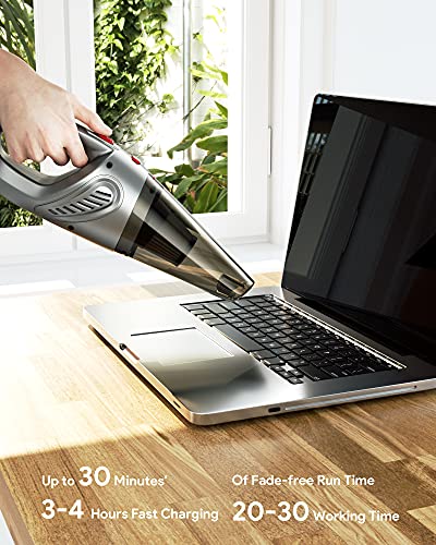 NOSSER Handheld Vacuum Cleaner Cordless, 6000PA Strong Suction Lightweight Car Vacuum, Rechargeable Li-OIN Hand Vacuum Wet/Dry Small Vac with HEPA Filter for Car Home Office | The Storepaperoomates Retail Market - Fast Affordable Shopping
