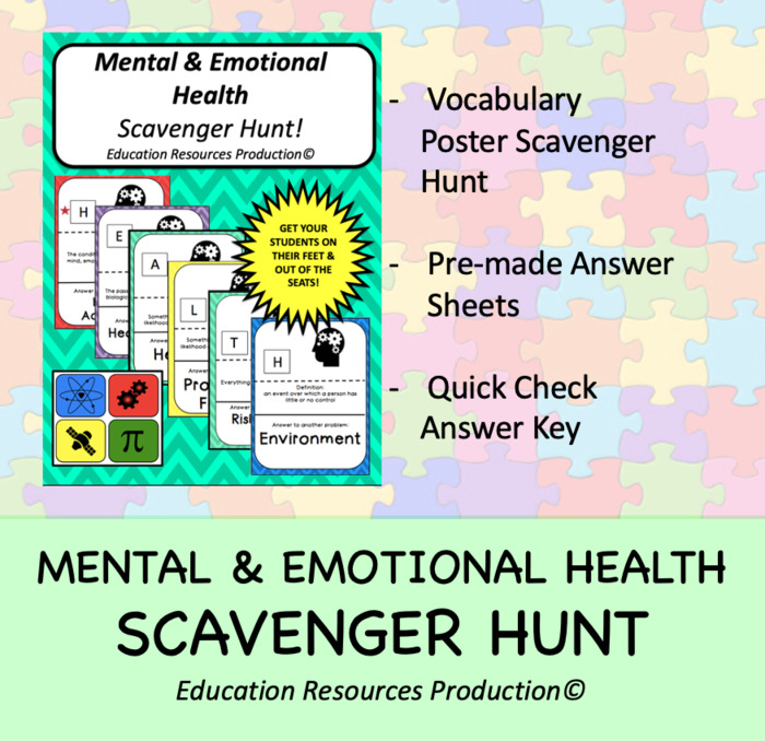 Mental and Emotional Scavenger Hunt | The Storepaperoomates Retail Market - Fast Affordable Shopping
