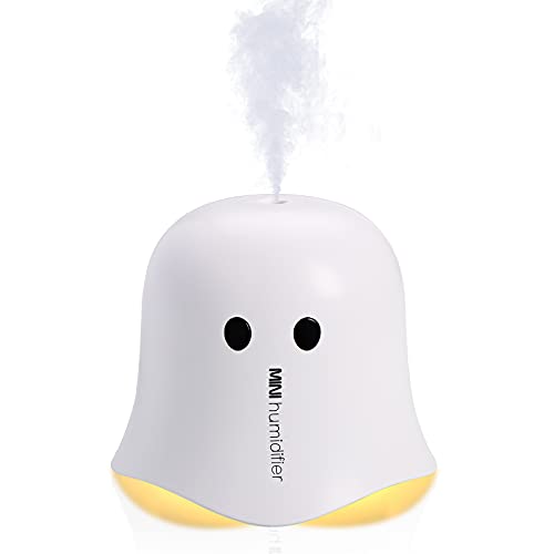 DN Mini Humidifiers, Halloween Decoration Small USB Ultrasonic Ghost Humidifier, Desktop Humidifier with 2 Mist Modes, Super Quiet for Car Bedroom Travel Office Home | The Storepaperoomates Retail Market - Fast Affordable Shopping