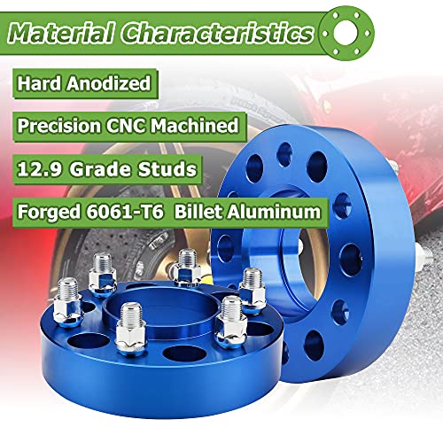 Ryin 6×135 Blue Wheel Spacers for 2015 2021 F150 Expedition 6Lug 1.5 inch 6x135mm Hubcentric Wheel Spacers 87.1mm Hub bore with M14x1.5 Studs 1.5 inch 2015 2021 F150 | The Storepaperoomates Retail Market - Fast Affordable Shopping