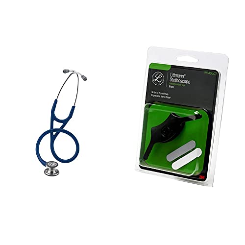 3M Littmann Stethoscope, Cardiology IV, Navy Blue Tube, Stainless Steel Chestpiece, 27 Inch, 6154 & 40007 Stethoscope Identification Tag, Black | The Storepaperoomates Retail Market - Fast Affordable Shopping