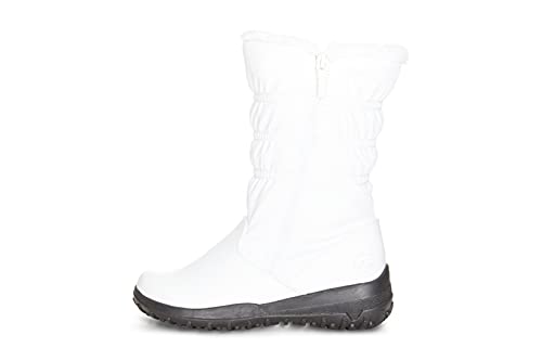 totes Women’s Snow Boots with Zipper Madina Winter Built for Comfort, Available in Medium Width, White Wide Calf, 7 | The Storepaperoomates Retail Market - Fast Affordable Shopping