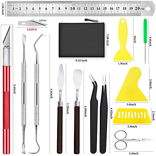 25Pack Vinyl Tools Weeding Tools Weeding Tools for Vinyl Vinyl Tools Kit for DIY Art Work, Silhouettes, Cameos, Cutting, Splicing, Lettering | The Storepaperoomates Retail Market - Fast Affordable Shopping