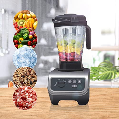Smoothie Maker, Countertop Blender with 1500-Watt Base and Total Crushing Technology for Smoothies, Ice and Frozen Fruit, Grey | The Storepaperoomates Retail Market - Fast Affordable Shopping