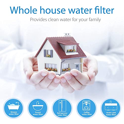 Waterdrop 5 Micron 10″ x 4.5″ Whole House Water Filter, Replacement for GE FXHTC and AP810, Culligan RFC-BBSA,3M Aqua-Pure AP810, GXWH40L, GXWH35F, GNWH38S, DuPont WFHD13001, Pentek R50-BB, Pack of 6 | The Storepaperoomates Retail Market - Fast Affordable Shopping