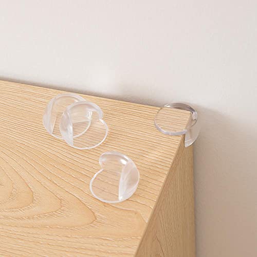 Baby Corner Guards Clear, Transparent Corner Protectors for Furniture – Pre-Taped Table Corner Protector, Sharp Corner Cushions, Edge Protectors for Cabinets, Tables, Drawers (12 Pack)