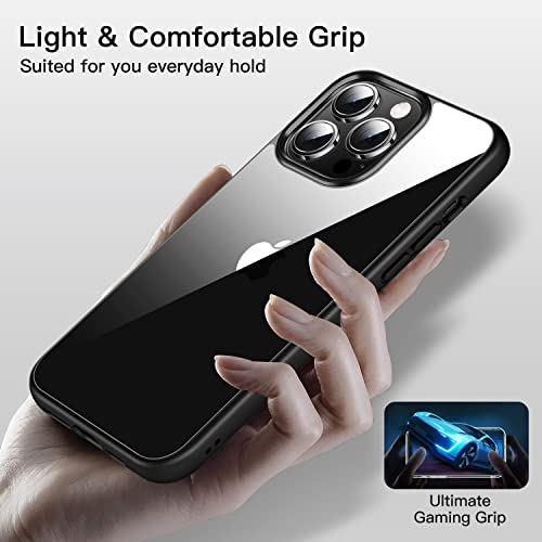 CASEKOO Crystal Clear Designed for iPhone 12 Pro Max Case, [Not Yellowing] [Military Grade Drop Tested] Shockproof Protective Phone Case Slim Thin Cover 5G 6.7 inch 2020, Black | The Storepaperoomates Retail Market - Fast Affordable Shopping