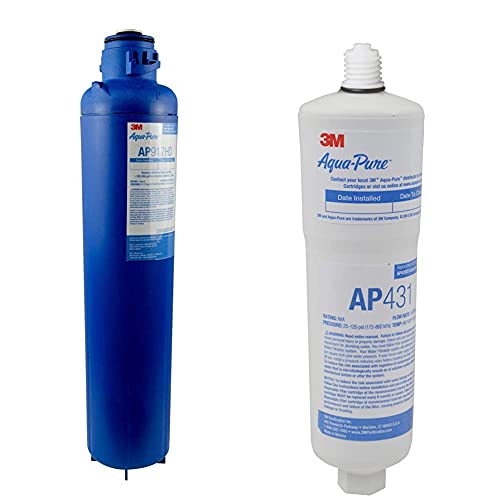 3M Aqua-Pure Whole House Sanitary Quick Change Replacement Water Filter AP917HD, For Aqua-Pure System AP903 & Whole House Scale Inhibition Inline Replacement Water Cartridge AP431 | The Storepaperoomates Retail Market - Fast Affordable Shopping