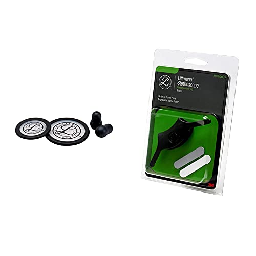 3M Littmann Stethoscope Spare Parts Kit, Classic III, Black, 40016 & 40007 Stethoscope Identification Tag, Black | The Storepaperoomates Retail Market - Fast Affordable Shopping