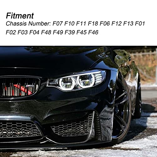 Grille Insert Stripes Replace for 2010-2016 BMW 5 Series F10 F18, 520i 523i 525i 528i 530i 535i 550i Accessories (Red, 5 series) | The Storepaperoomates Retail Market - Fast Affordable Shopping