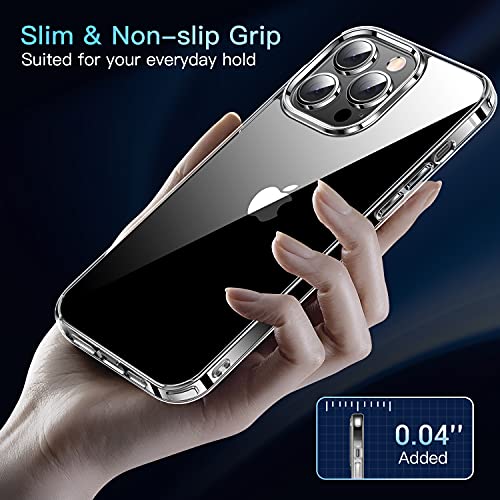 CASEKOO Crystal Clear Designed for iPhone 13 Pro Case, [Not Yellowing] [Military Drop Protection] Shockproof Protective Phone Case 6.1 inch 2021 (Clear) | The Storepaperoomates Retail Market - Fast Affordable Shopping